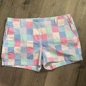Vineyard Vines Pastel Checkered Women's Shorts